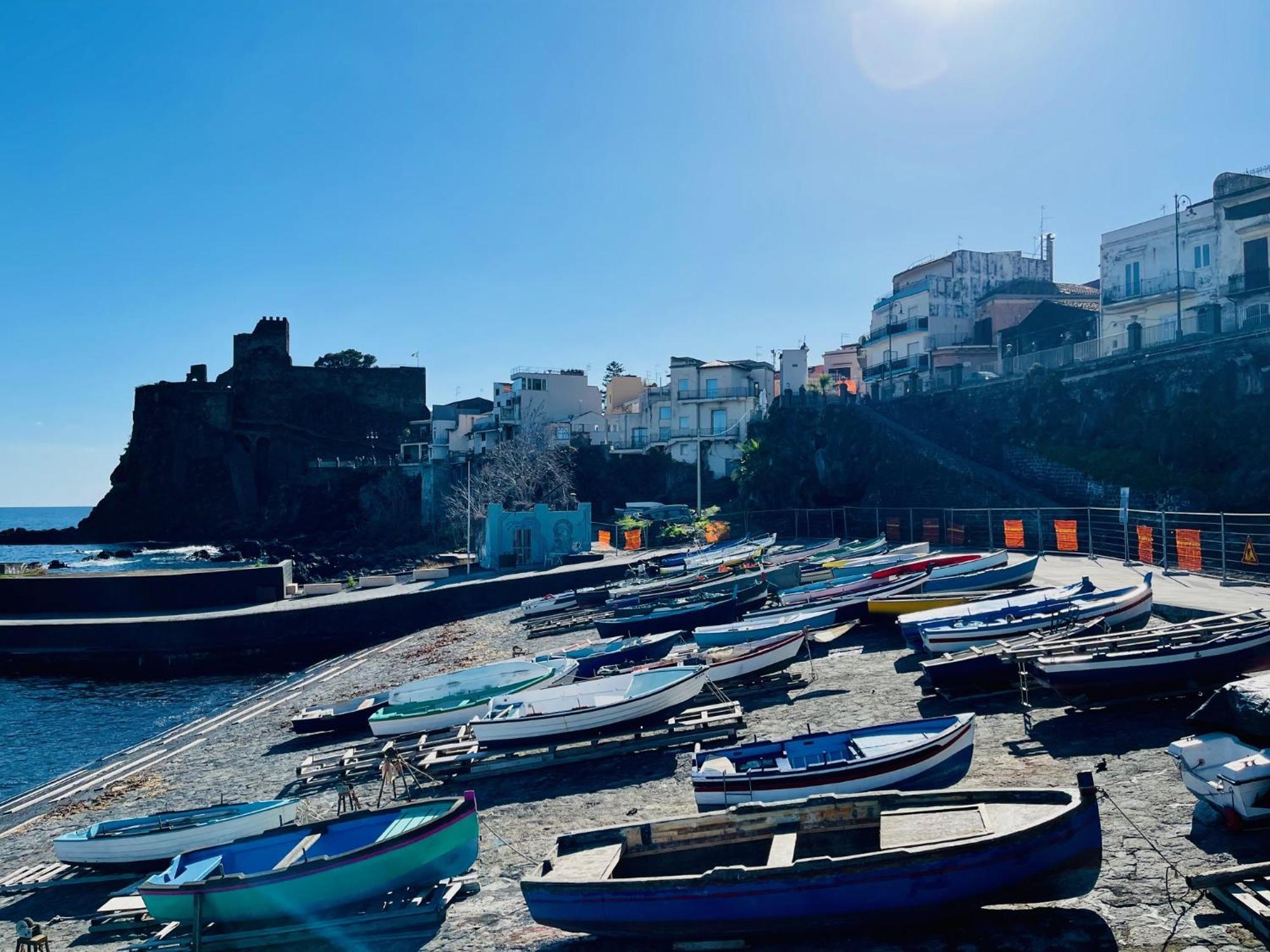 Villa La Finestra Sul Mare à Aci Castello Extérieur photo